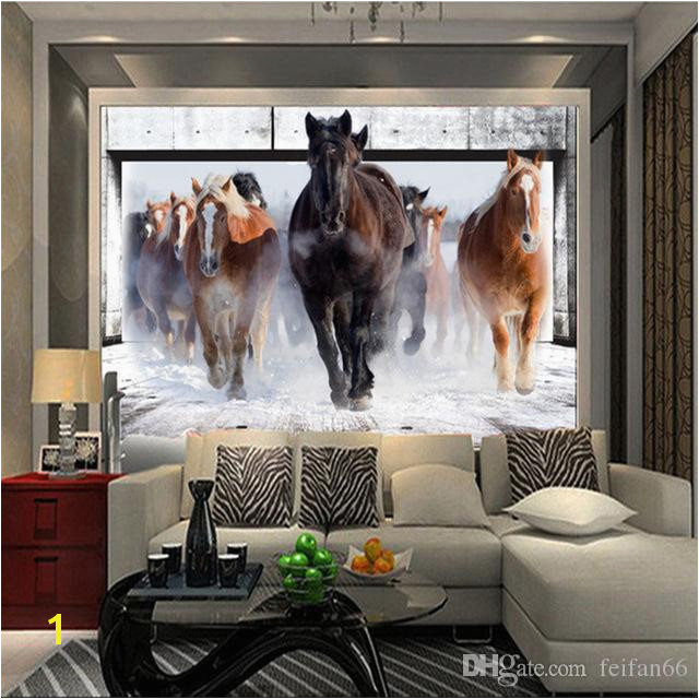 Wallpaper Horse White Horse Mural Continental Back Wall Sofa Bedroom TV Backdrop 3d Mural Wall Paper Living Room Music Wallpaper Naruto