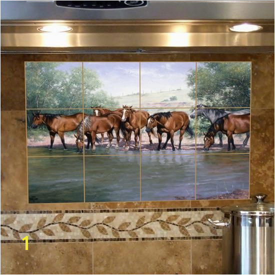 Another idea for a kitchen or bathroom backsplash These tiles are fabulous if you love western items