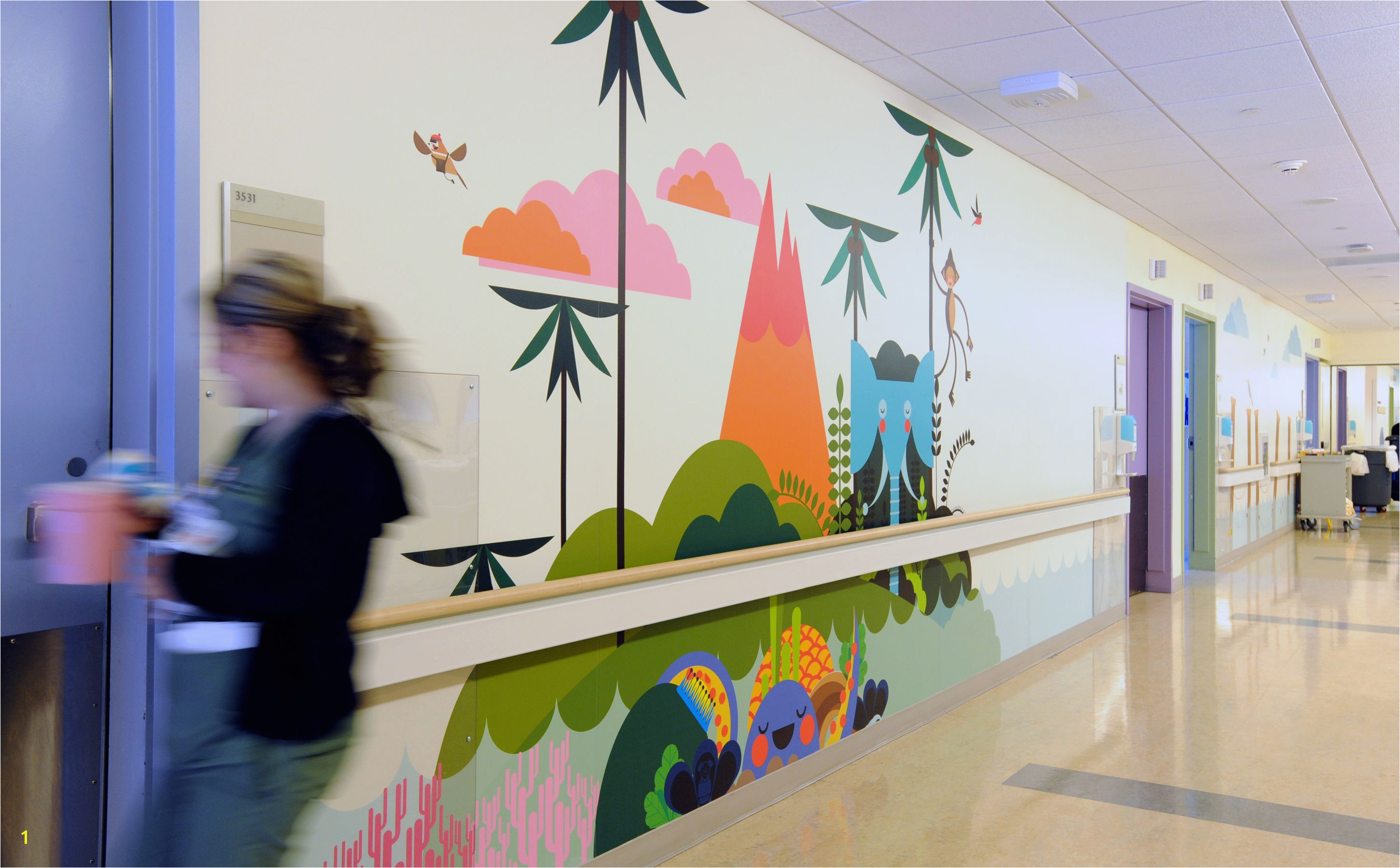 Hospital Wall Murals Mattel Children S Hospital Phase 2 In 2019