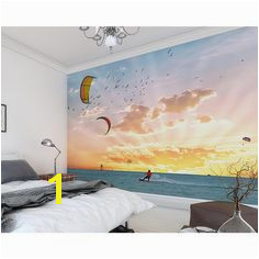 OhPopsi Wind Surfer Wall Mural