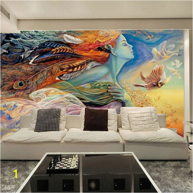 Custom Mural Wallpaper 3D Abstract Figure Graffiti Painting Cinema Bar KTV Bedroom Sofa TV Background Home Decoration Wallpaper