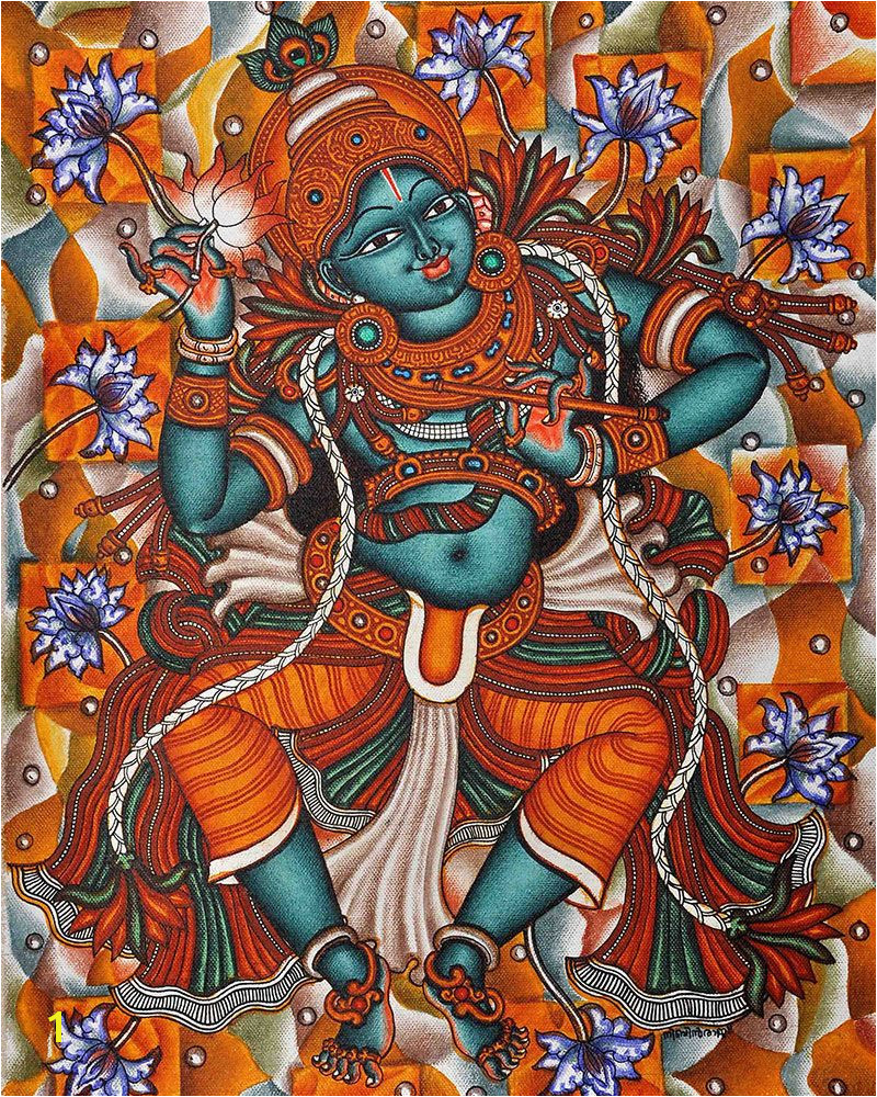 Indian Murals Paintings Kolkata Art House Krishna Art In 2019