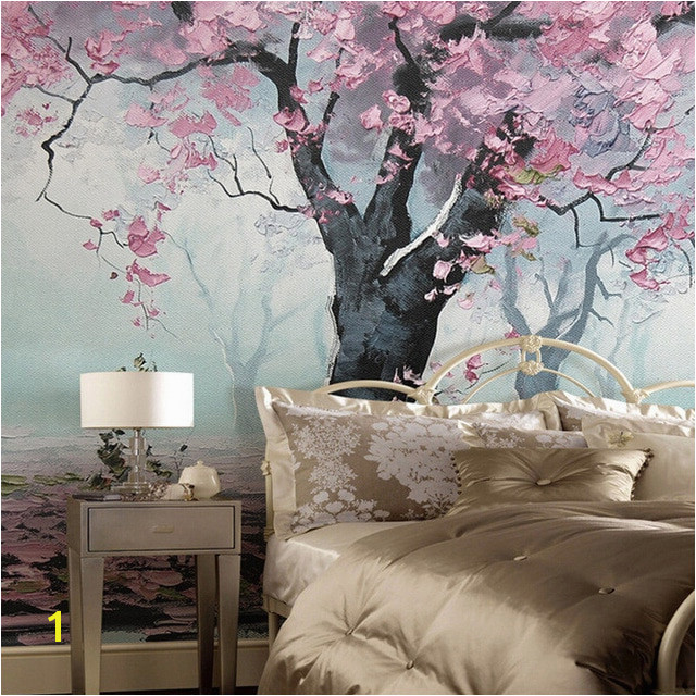 Custom Murals 3D Indoor Flower Design Murals Retro Style Oil Painting Wallpapers Roll Bedroom Living Room Papel De Parede