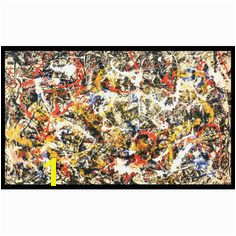 Convergence by Jackson Pollock Framed Painting Print