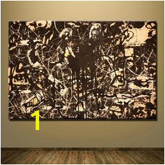 [PRINT CANVAS] Yellow Islands Jackson Pollock