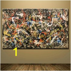 [PRINT CANVAS] Convergence Jackson Pollock – MonkeydeArt Jackson Pollock Convergence Jackson Pollock