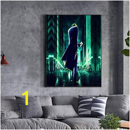 Unframed Dark Knight Rises Joker Card Batman HD Digital Printing Canvas Oil Painting Home Wall Art Decoration posters