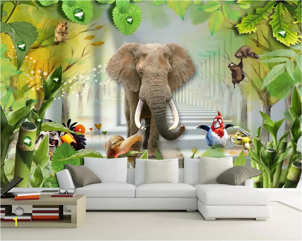 Beibehang Custom wallpaper 3D cartoon children s room murals 3D beautiful scenery kids room home decoration mural 3d wallpaper