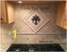 kitchen medallions Sean s Home Remodeling Travertine Tile Backsplash Decorative Tile Backsplash