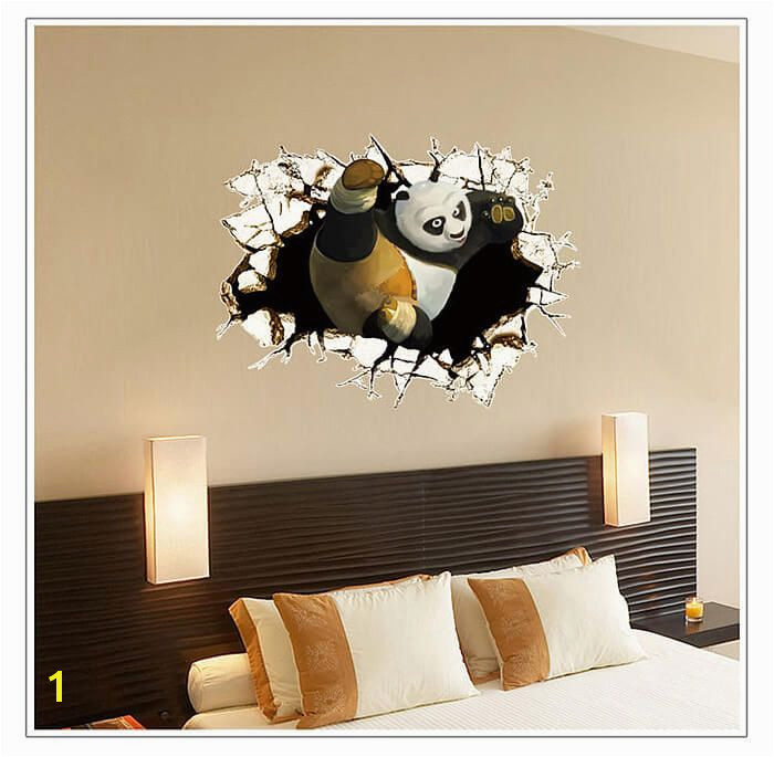 Kung Fu Panda Wall Art Stickers 3D