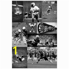 Lacrosse Collage Wall Mural Beach Wall Murals Boys Bedroom Decor Team s Sports