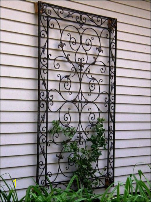 garden wrought iron decor