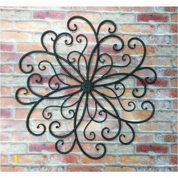 Outdoor metal wall art metal wall hanging bohemian decor faux wrought iron metal wall decor garden art outdoor decor sslid0242 bohe…