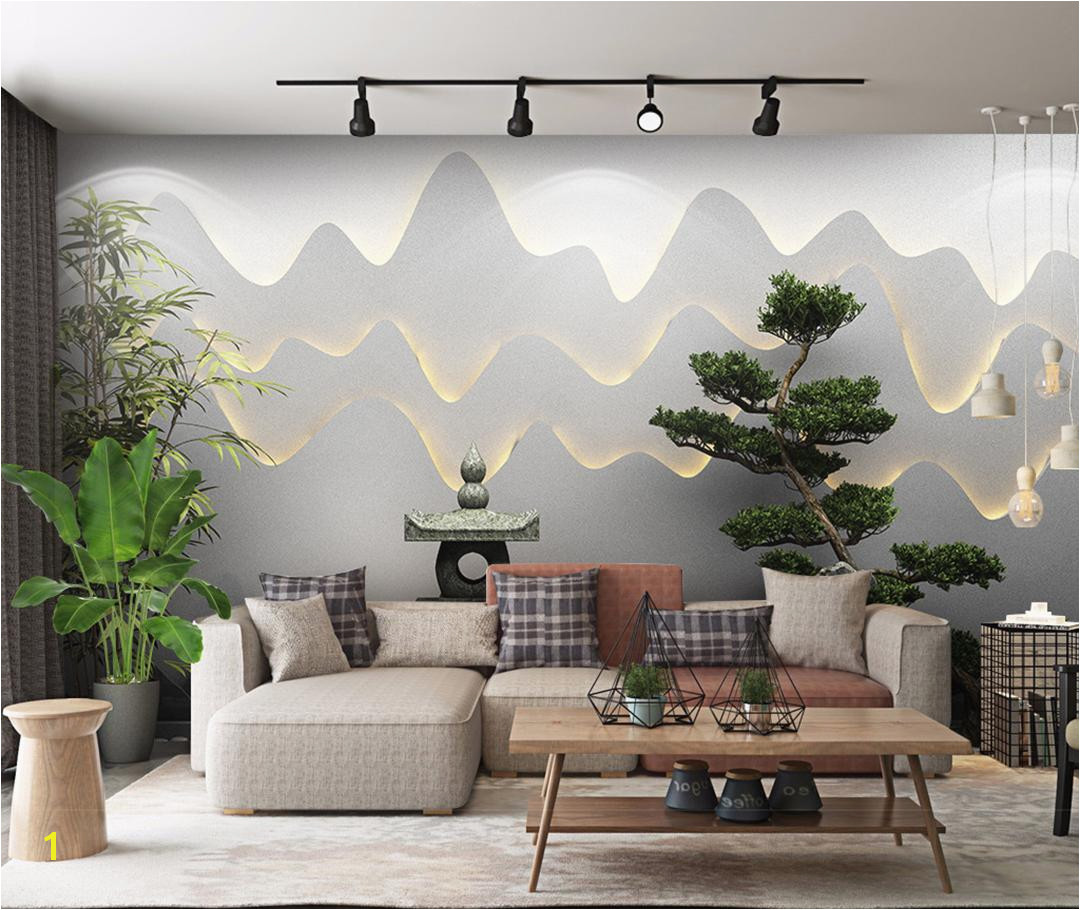 Retail 3D Three Dimensional Zen Garden Landscape Background Wall Green Bamboo Wel ing Pine Beautiful Mural Desktop Wallpaper Desktop Wallpaper Download