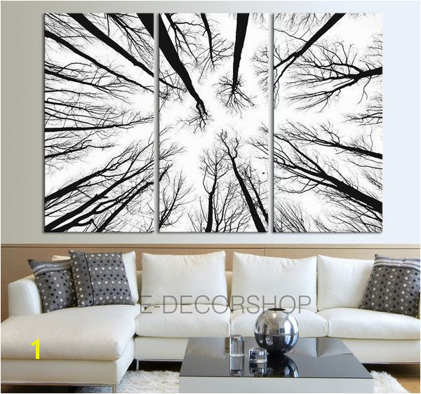 Wall Art Canvas Prints Dry Tree Branches Wall Art Forest