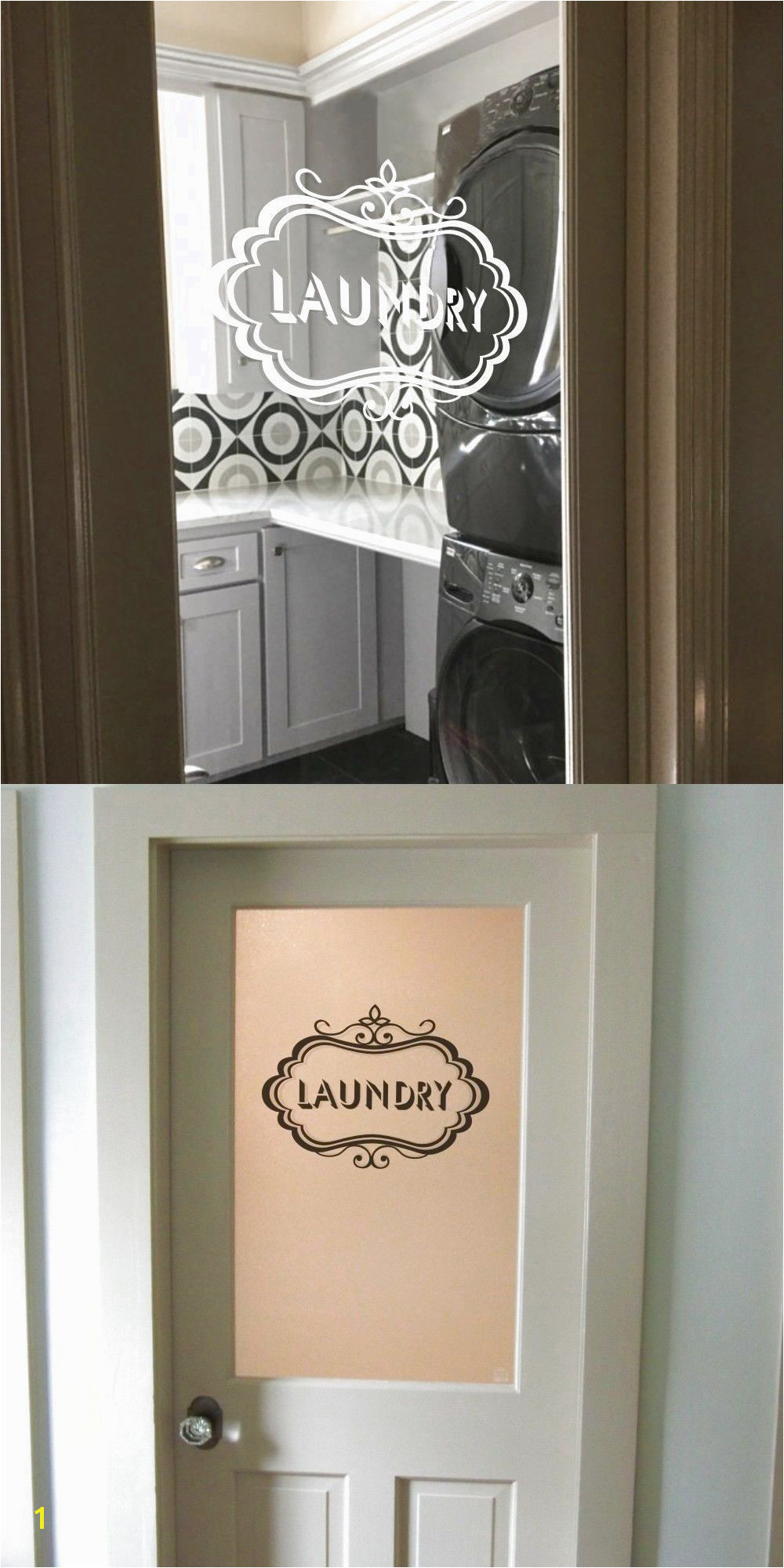 Inspired Wall Decal Laundry Room Glass Door Quote Home Removable Art Mural Decor $11 2