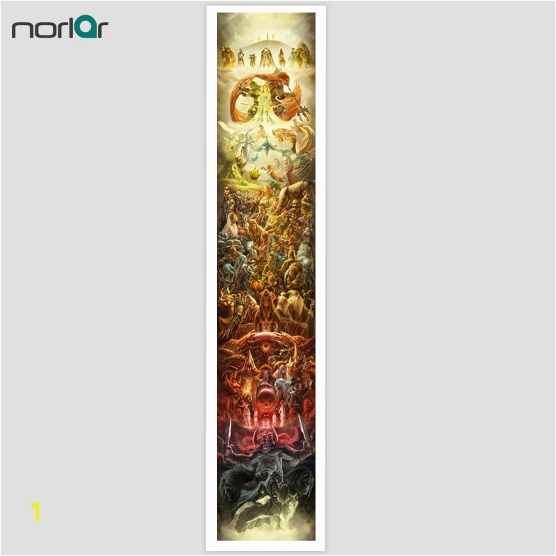 Super Long 1 6m 2 2m Art Canvas legend of zelda 25th anniversary Print Poster Wall Decor Canvas Painting Wall Picture No Frame