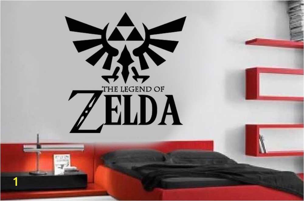 large Legend Zelda Gaming Quote Vinyl Wall Art Stickers For Kids Room Boy Bedroom Home