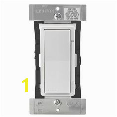 The Leviton DZ1KD 1BZ Decora Smart Z Wave 1000W Dimmer is designed for residential