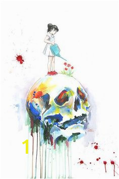 Skull Fine Art Print by Lora Zombie Available Here