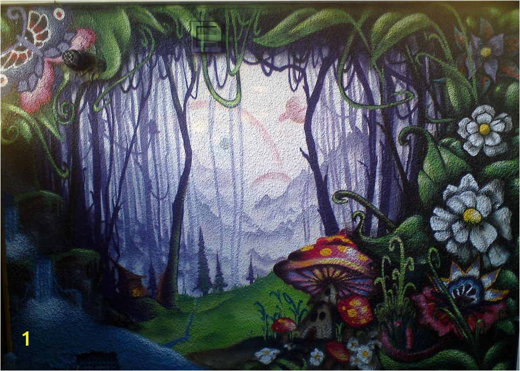 Wall Murals enchanted forest