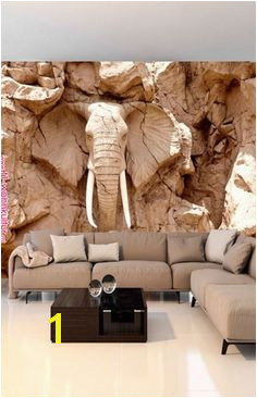 Man On the Moon Wall Mural Custom 3d Elephant Wall Mural Personalized Giant Wallpaper