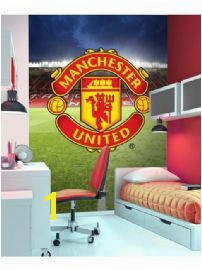 Manchester United Wall Mural 2 32m x 1 58m MUFC ManUtdMural Decor Football