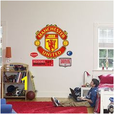 Manchester United Wall Decal Home Bedroom Kids Bedroom Bedroom Decor Kids Rooms