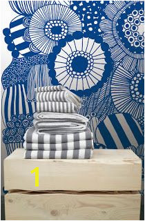 Marimekko wall mural Kiitos Living By Design Barwon Heads May 2012 New Wallpaper