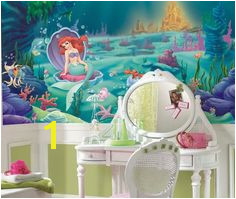 Found it at Wayfair Room Mates XL Murals Littlest Mermaid Chair Rail Wall Decal