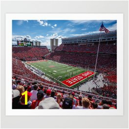 OSU Stadium Art Print