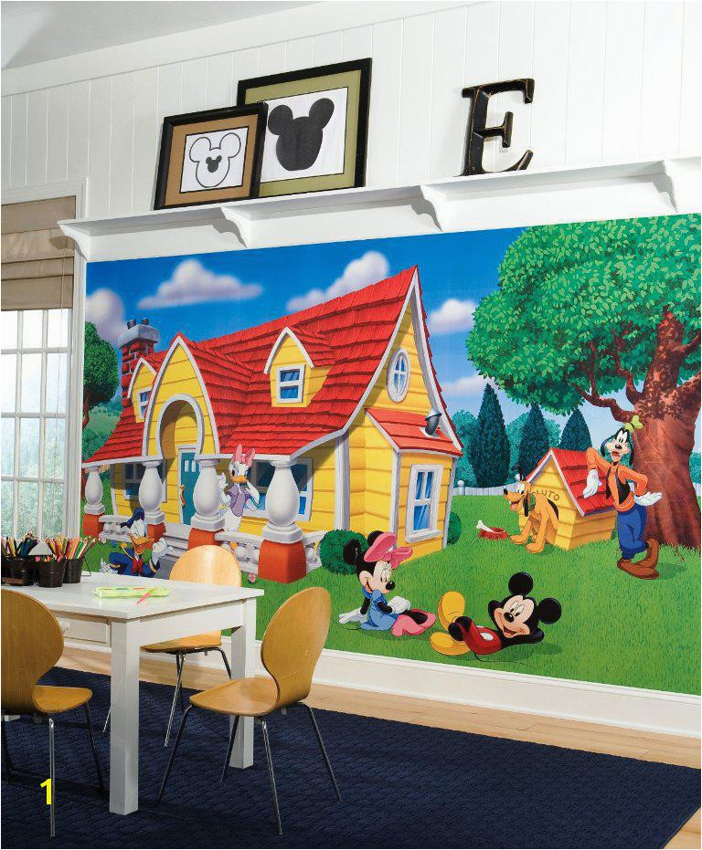 Mickey Mouse Clubhouse Mural Mickey Mouse Clubhouse Wall Decals Nursery Ideas Disney Mickey