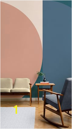 Distinctive and arresting the Jacobsen Retro Geometric Wall Mural tastefully engages modern materials to enhance