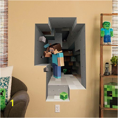 Minecraft Vinyl Wall Graphics Mining 2 Pack