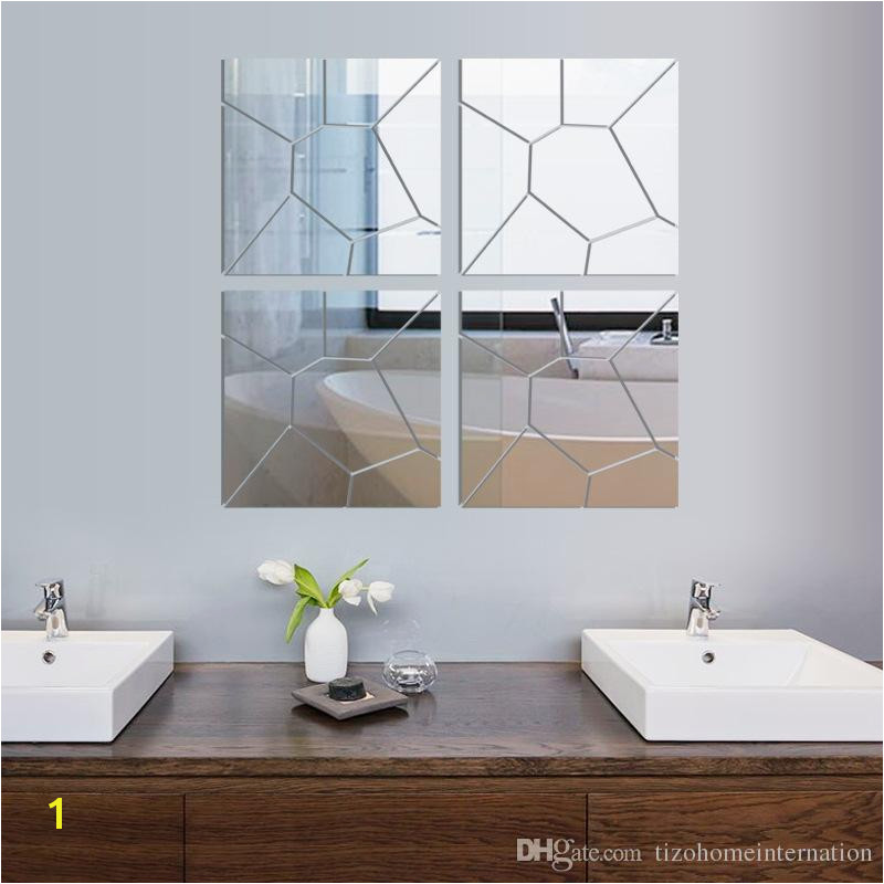 Mirror Murals Walls New Diy 3d Acrylic Mirror Decal Mural Wall Sticker Home Decor