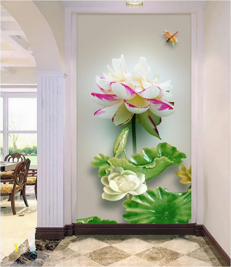 Landscape wallpaper murals Simple relief flower 3d wallpaper modern for living room murals Home Decoration