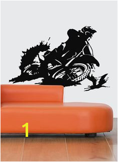 Motocross Wall Decal Dirt Bike Wall Sticker Motocross Supercross Wall Mural Decor Motorcycle Racing Room Decoration Art Enduro Bike se164