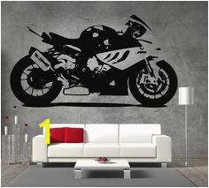 BMW S 1000RR Moto GP Racing Motor Bike Vinyl Sticker Wall Art