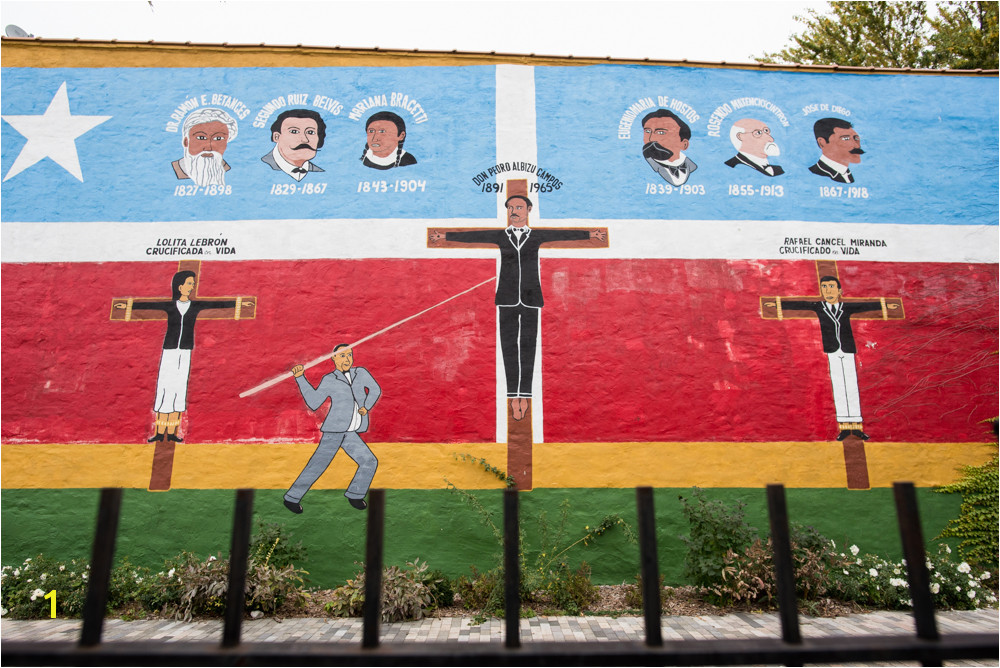 In a fenced in lot on the corner of Artesian and North avenues stands one of the oldest Puerto Rican themed murals in Humboldt Park La Crucifixion de Don