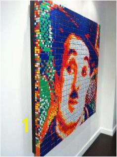 rubix cube art Rubiks Cube Algorithms Cube Puzzle Charlie Chaplin Mosaic Art