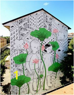 New Affectionate Murals Painted on the Streets of Italy and Beyond by Millo