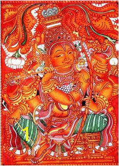 Art Forms India Color Symbolism Kerala Mural Painting Mural Art Murals Fashion Painting Indian Paintings To Paint India Culture