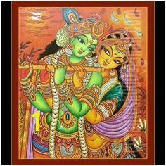 Kerala Mural Painting Tanjore Painting Jai Shree Krishna Krishna Art Radhe Krishna