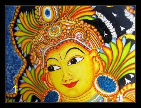 Mural Painting Materials Kerala Mural Paintings are Frescos Strictly Using Naturally