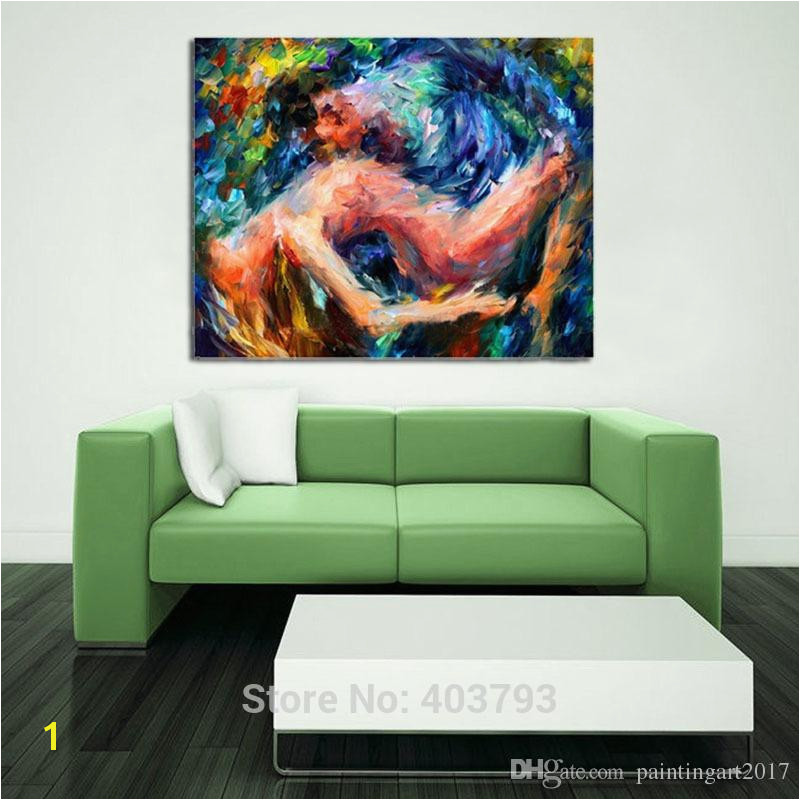 2019 Lovers Nude y Wall Art Hand Painted Oil Painting Nude Women Abstract Canvas Art Christmas Gifts Home Decor From Paintingart2017