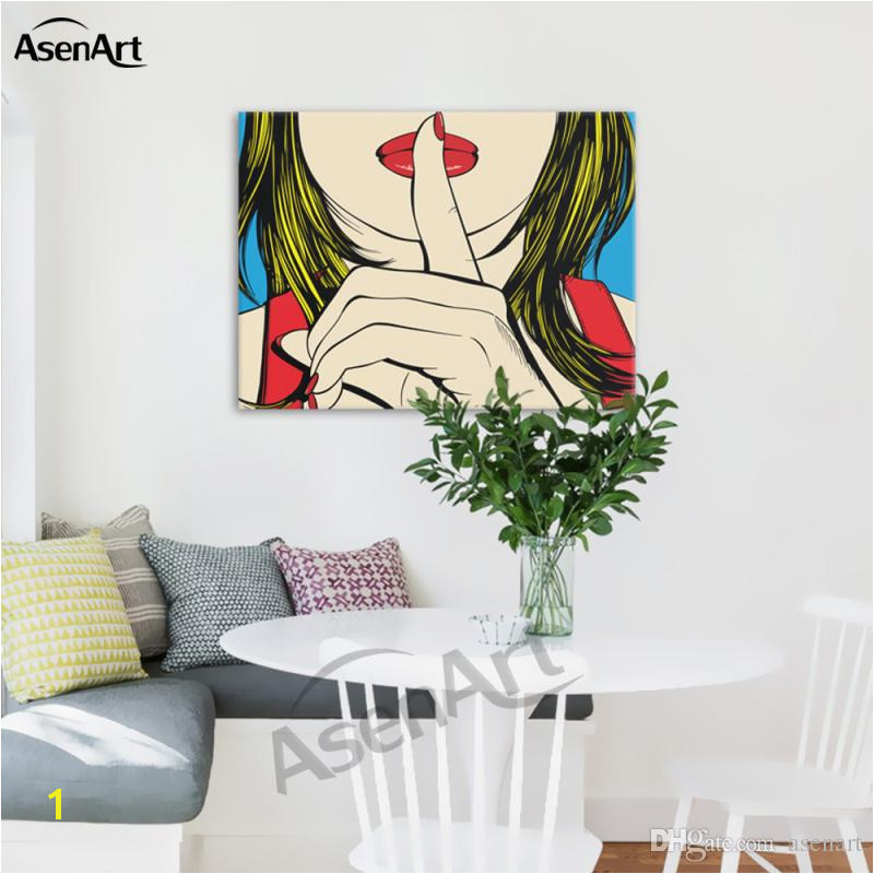 2019 Ssshhh Famous Design Deborah Azzopardi Girl Painting Oil Canvas Prints Modern Mural Picture For Home Living Hotel Cafe Wall Decor From Asenart