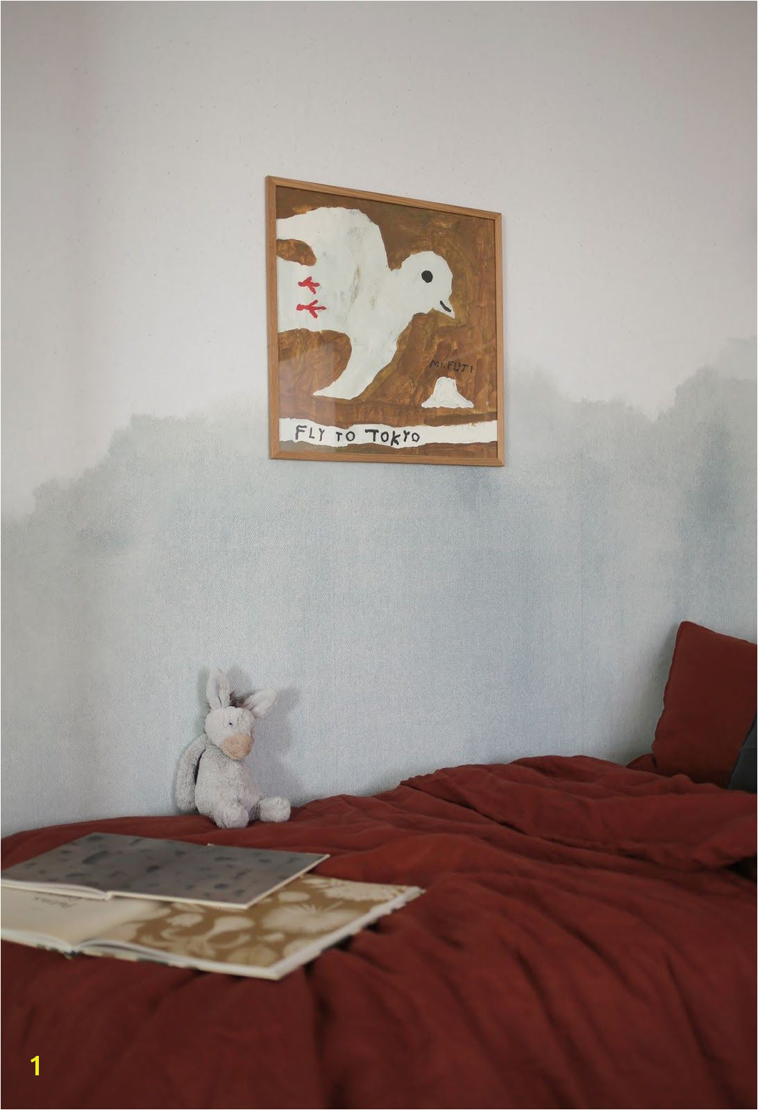 AMM blog Before and After in my Son s Room with Minted Wall Murals