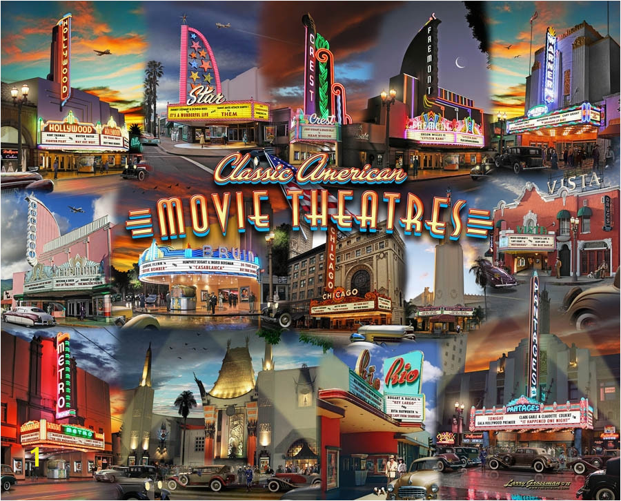 Murals Your Way Coupon Movie theatre Collage Mural