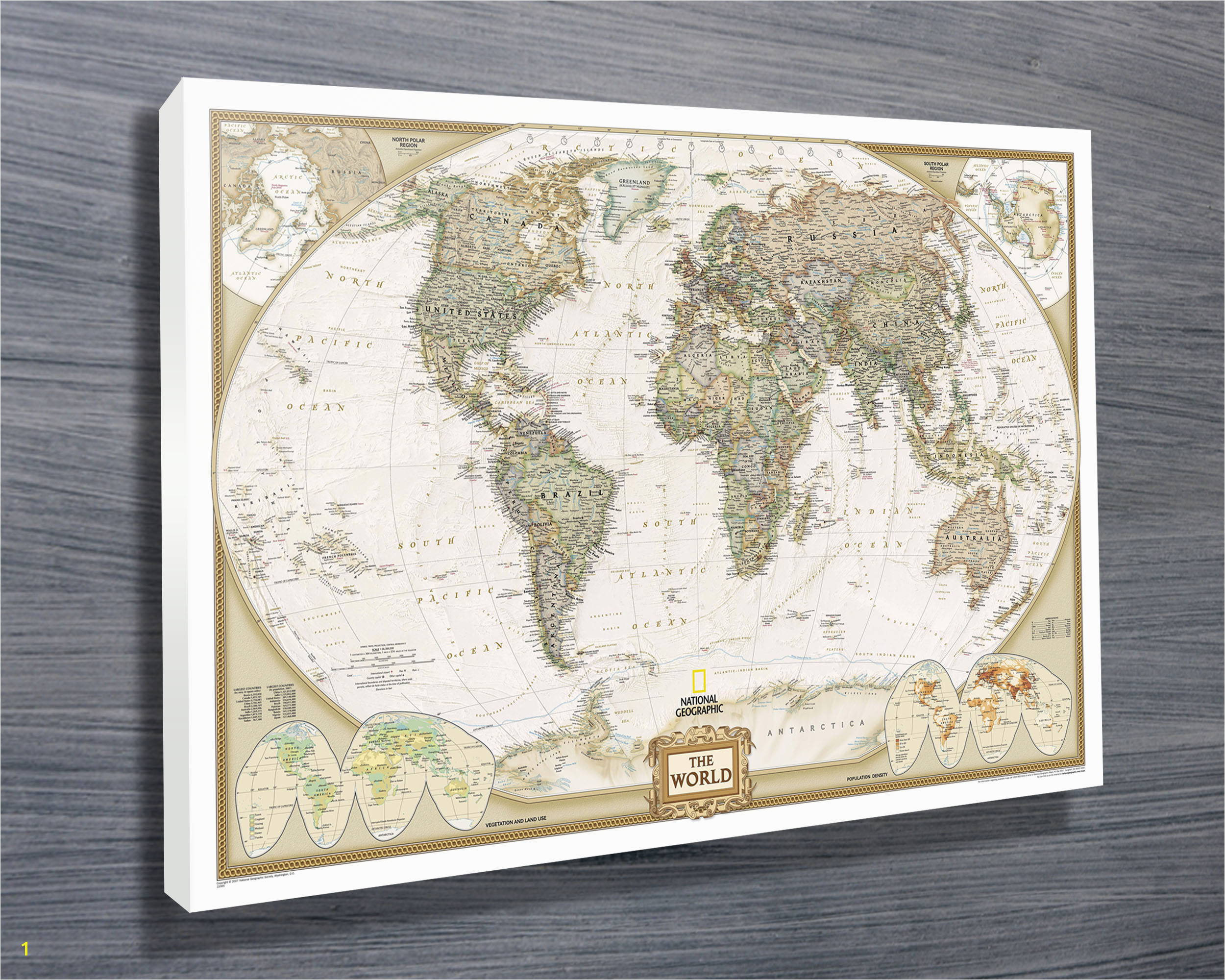 National Geographic World Map Wall Mural Outstanding National Geographic Wall Art Motif Wall Art Ideas