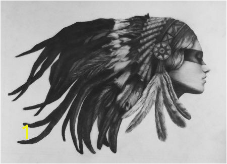 american indian women drawings